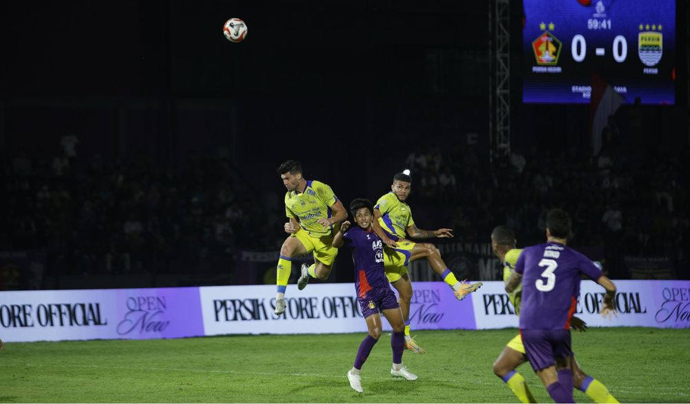 Laga Persik Kediri vs Persib Bandung di Super League musim 2025/2026. (Foto/Dok Persib)