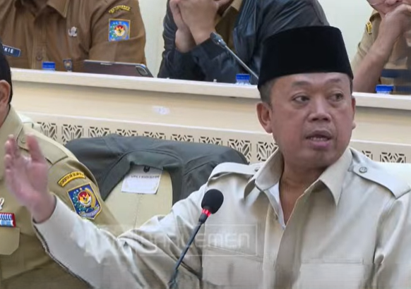 Menteri ATR/Kepala BPN di Raker Komisi II DPR. (BeritaNasional/YouTube DPR)