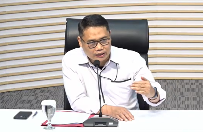 Plt Deputi Penindakan dan Eksekusi KPK Asep Guntur Rahayu menjelaskan alasan petapkan Gus Yaqut tersangka korupsi kuota haji 2024. (BeritaNasional/YouTube KPK)