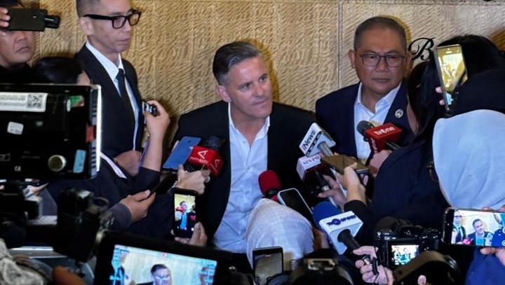 Pelatih Tim Nasional Indonesia John Herdman. (BeritaNasional/Satria)