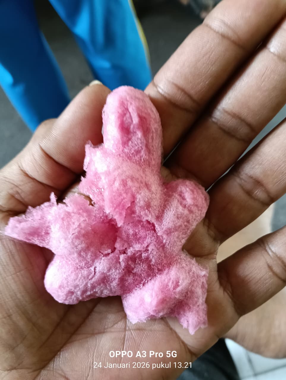 Viral es kue diduga berbahan spons di Kemayoran, Jakarta Pusat. (BeritaNasional/Bachtiar)