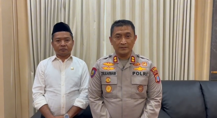 Kapolres Morowali, AKBP Zulkarnain saat memberikan keterangan pers. (Foto/istimewa)