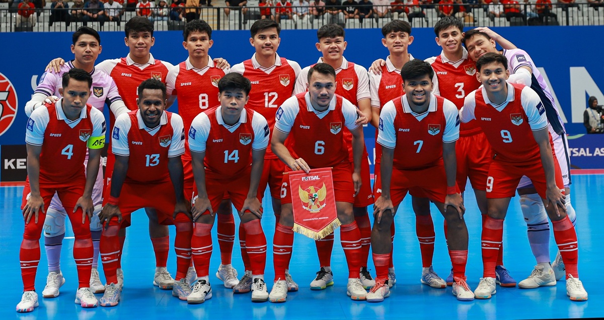 Timnas Futsal Indonesia di Piala Asia. (Foto/the AFC)