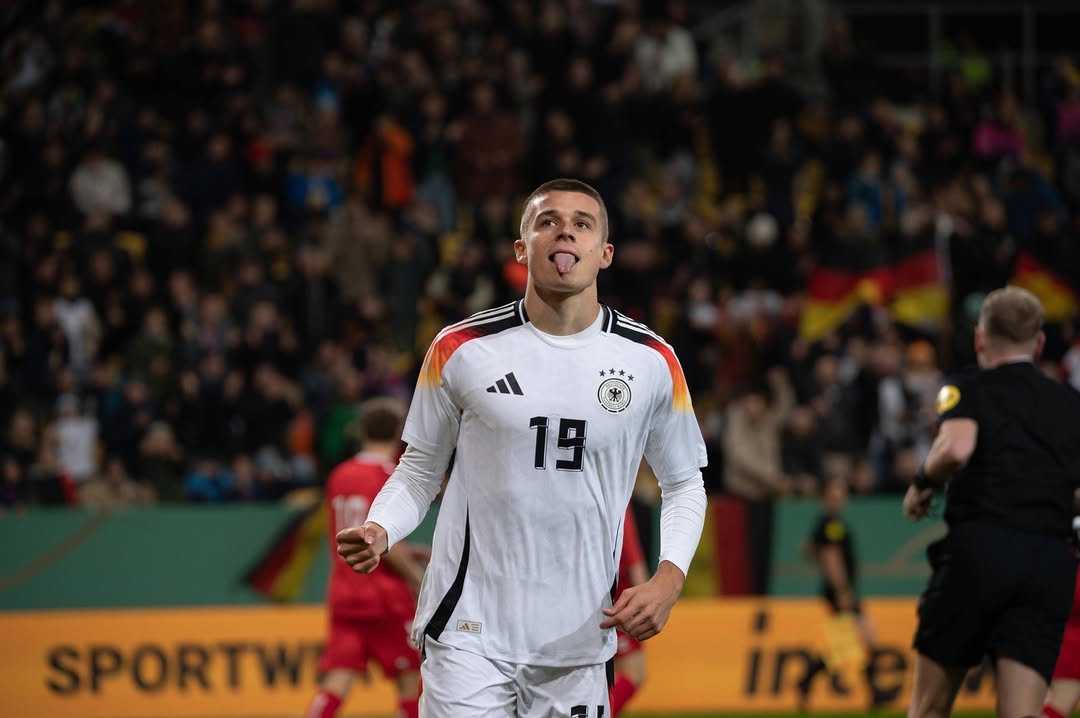 Striker Club Brugge dan Wonderkid Timnas Jerman Nicolo Tresoldi. (Foto/Instagram)