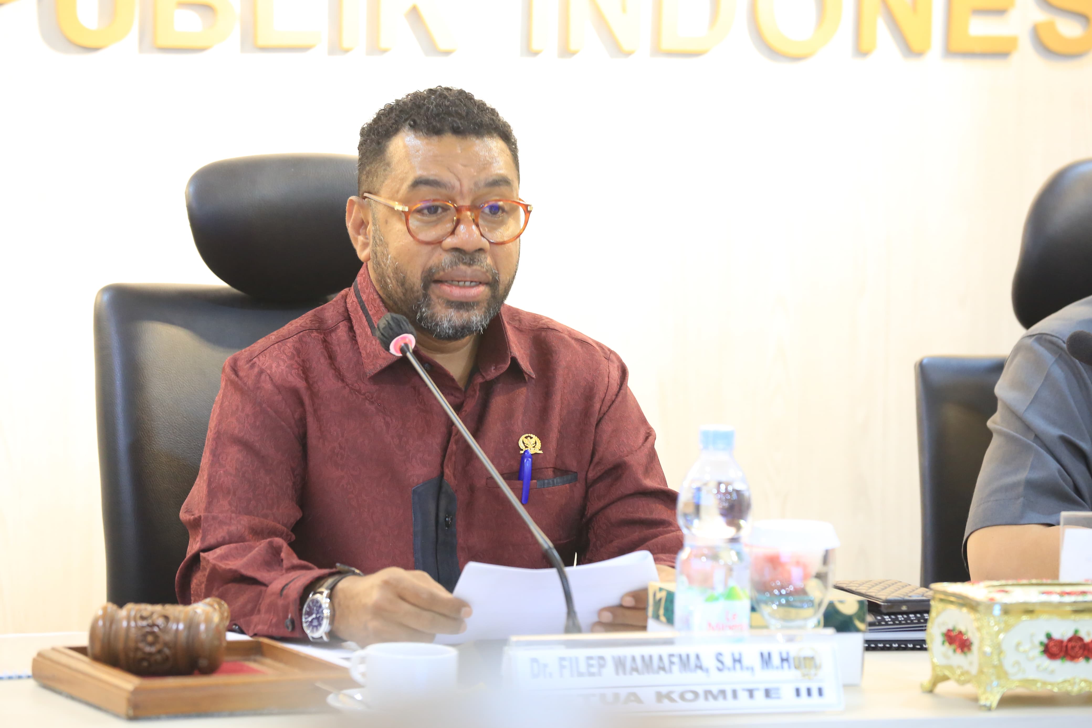 Anggota DPD Filep Wamafma. (BeritaNasional/istimewa)