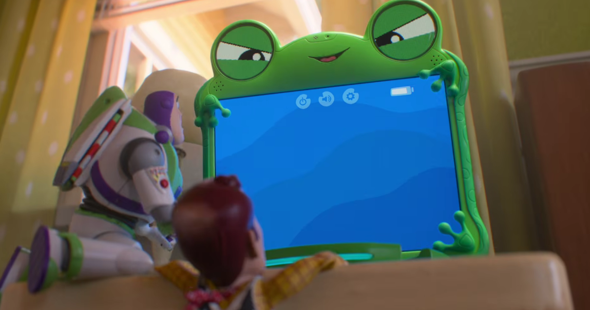 Ancaman Mainan AI Menyeramkan di Toy Story 5, Woody dan Buzz Lawan Tablet Lilypad. (Foto/