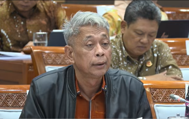 Wakil Menteri Sosial Agus Jabo Priyono dalam Raker Komisi VIII DPR. (BeritaNasional/YouTube TVR Parlemen)