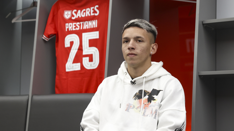 Gianluca Prestianni, winger Benfica. (Foto/doc. Benfica)