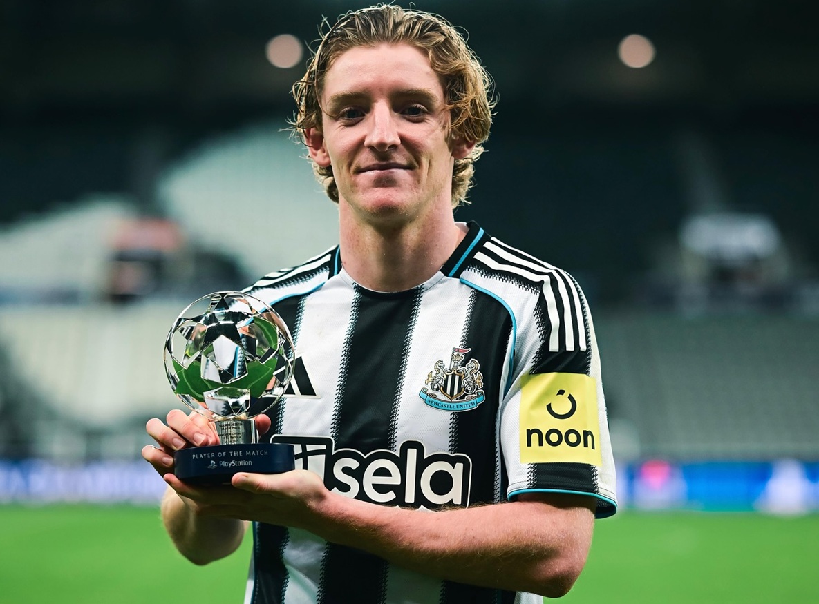Winger Newcastle United, Anthony Gordon. (Foto/instagram Anthony Gordon).