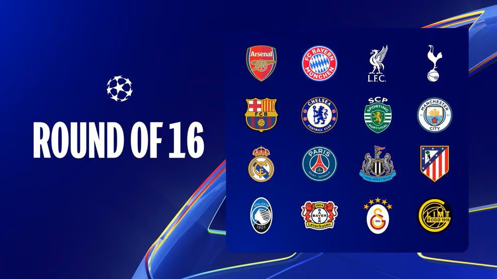Daftar Lengkap Tim yang Lolos ke 16 Besar Liga Champions. (Foto/Champions League)