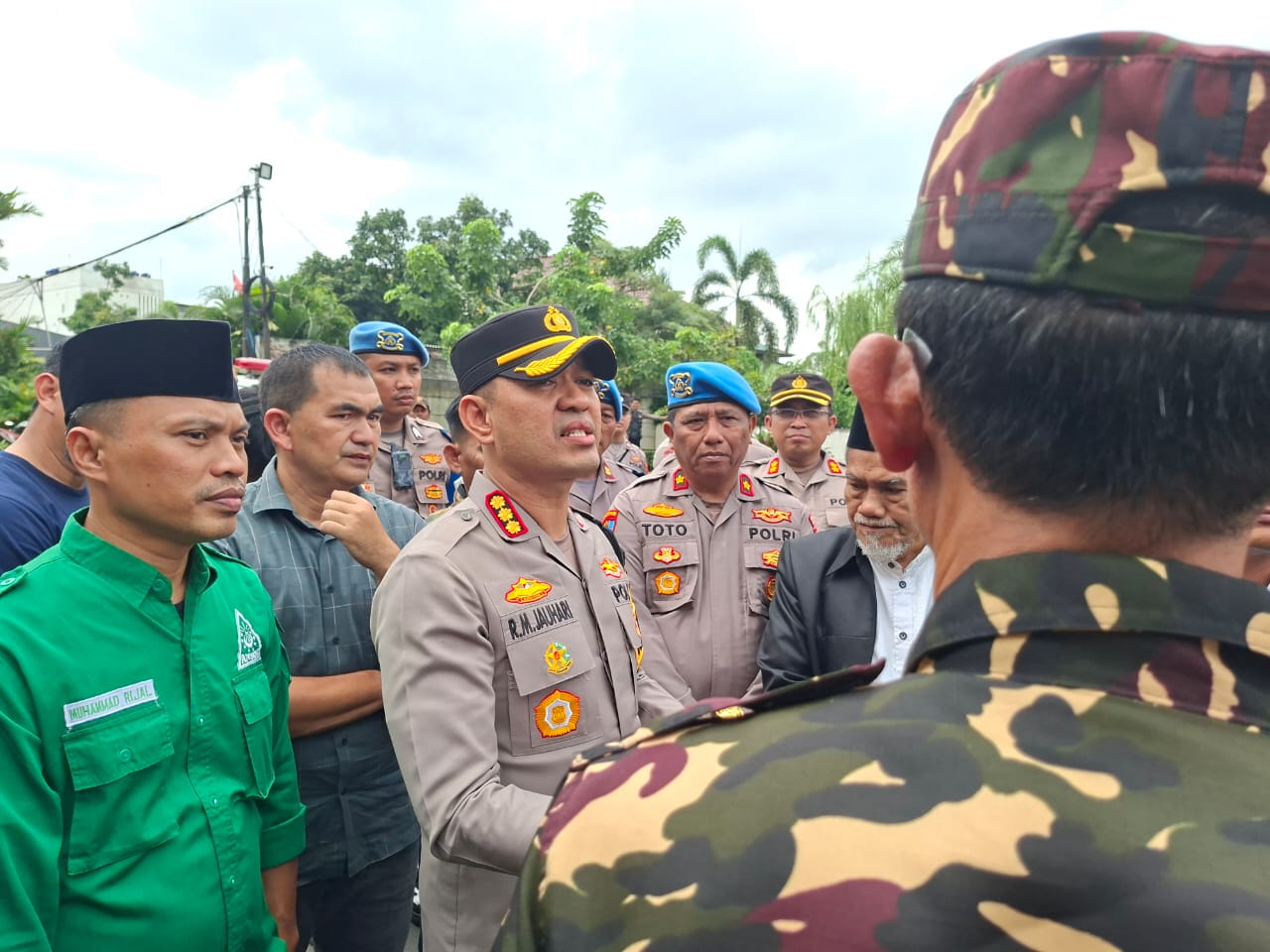 Didatangi Ratusan Anggota Ansor, Polisi Pastikan Kasus Penganiayaan Habib Bahar Diusut Tuntas. (BeritaNasional/Bachtiarudin Alam)