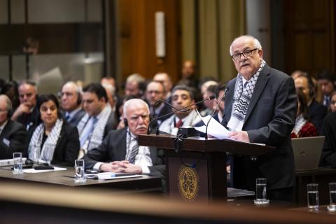 Diplomat Palestina Riyad Mansour. (BeritaNasional/ICJ-JIC.org)