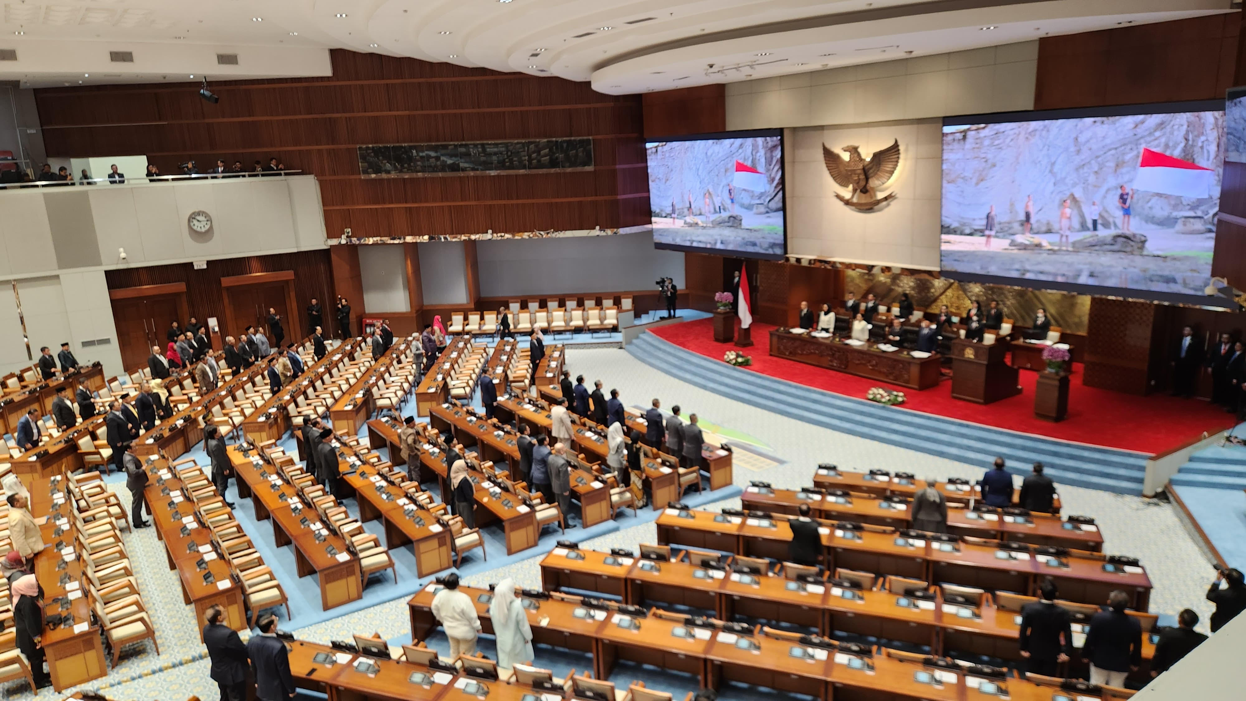 Rapat Paripurna DPR RI. (BeritaNasional/Ahda)