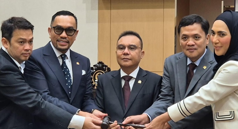 Ahmad Sahroni kembali jadi pimpinan Komisi III DPR (Beritanasional/Ahda)