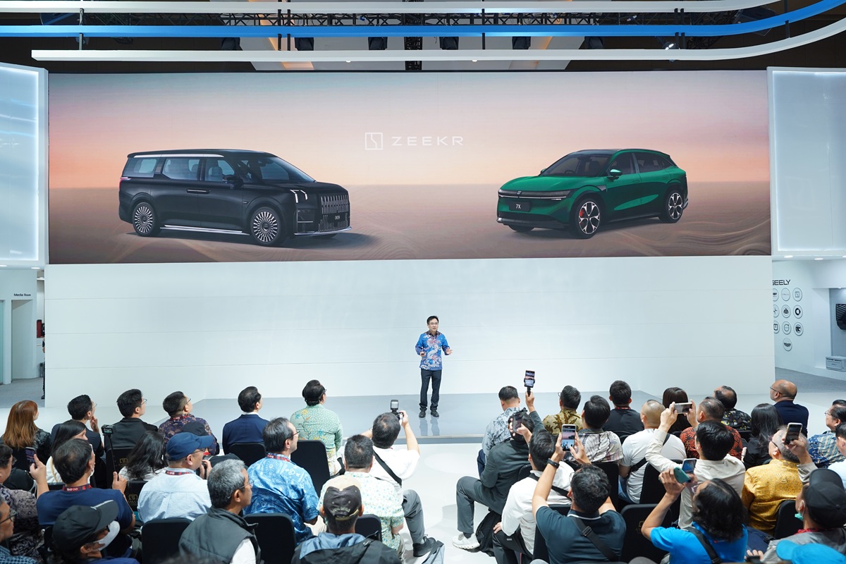 Geely Tampilkan Lineup Lengkap dan Perkenalkan ZEEKR di IIMS 2026. (Foto/Geely Auto Indonesia)
