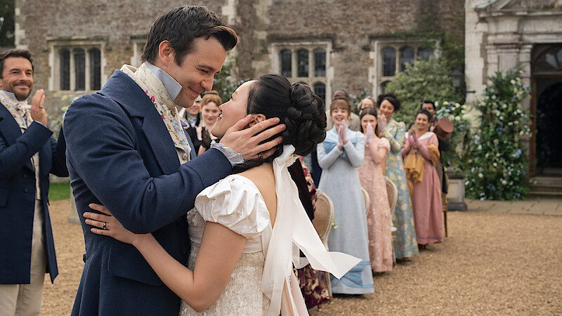 Post kredit akhir episode Bridgerton Season 4 Part 2 di Netflix. (BeritaNasional/Netflix)