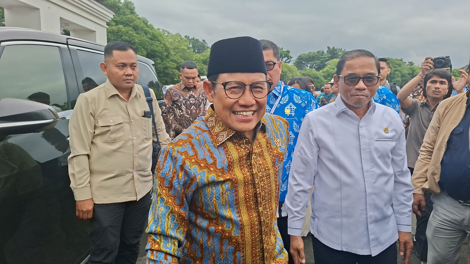 Menteri Koordinator Pemberdayaan Masyarakat (PM) Muhaimin Iskandar  atau Cak Imin (BeritaNasional/Lydia)