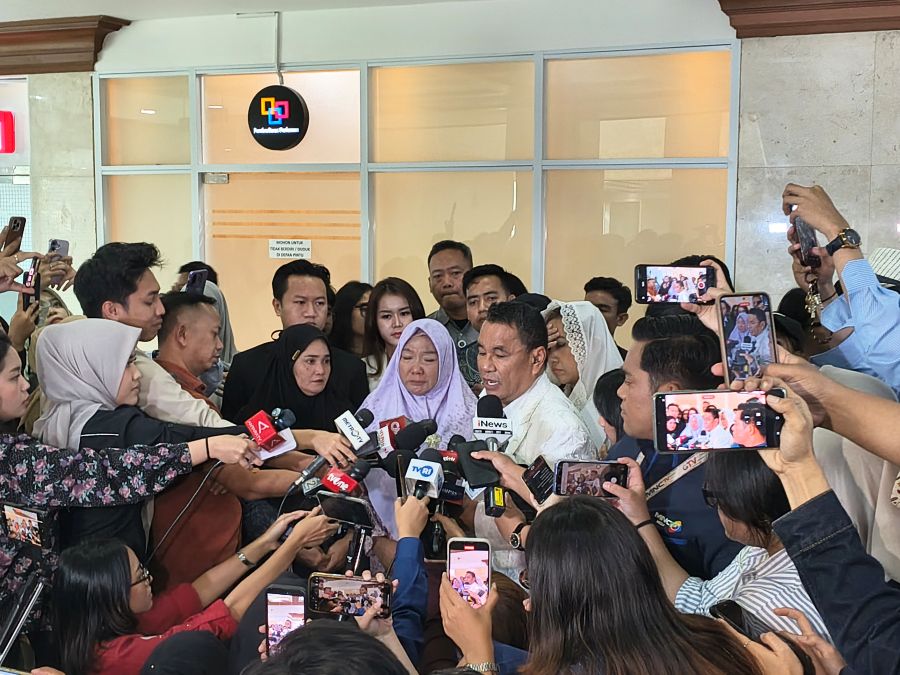 Kuasa hukum anak buah kapal Fandi Ramadhan, Hotman Paris. (BeritaNasional/Ahda)