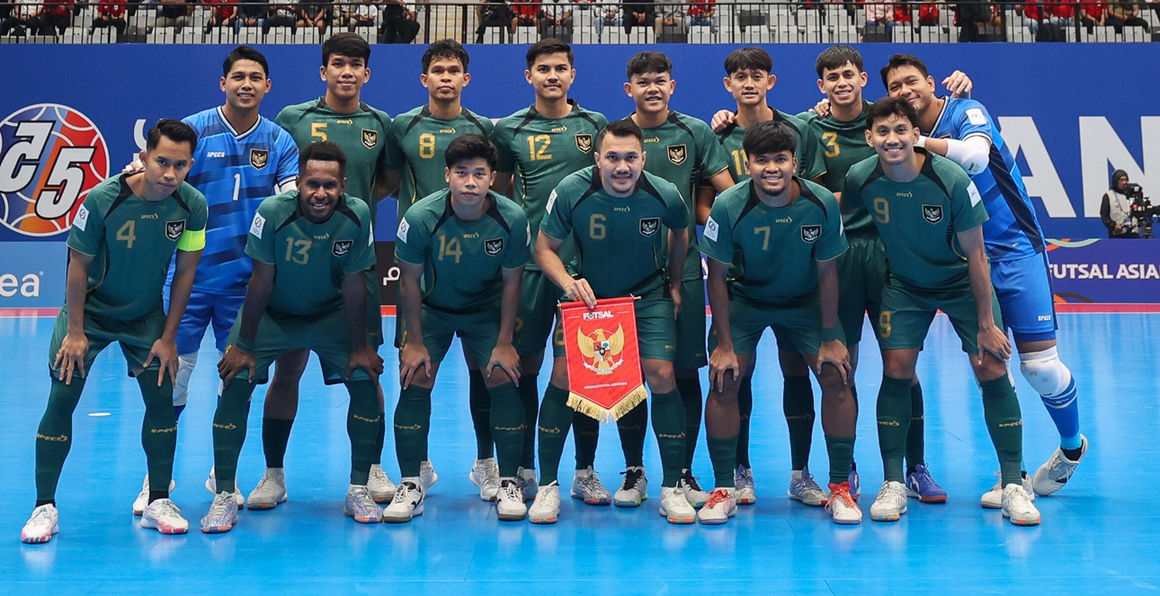 Timnas Futsal Indonesia di Piala Asia. (Foto/the AFC)