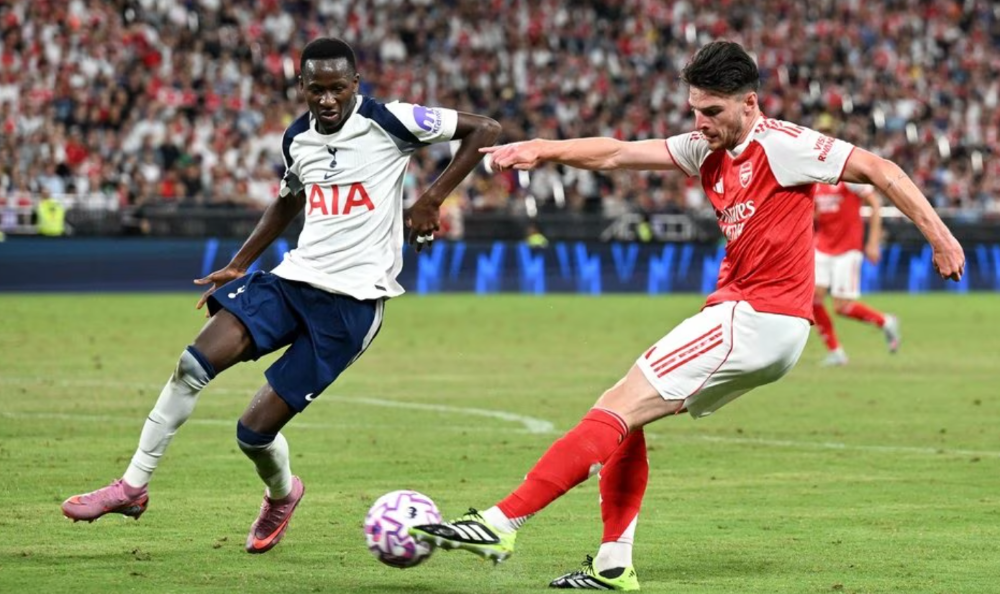 Laga Tottenham vs Arsenal. (Foto/Dokumentasi Arsenal)