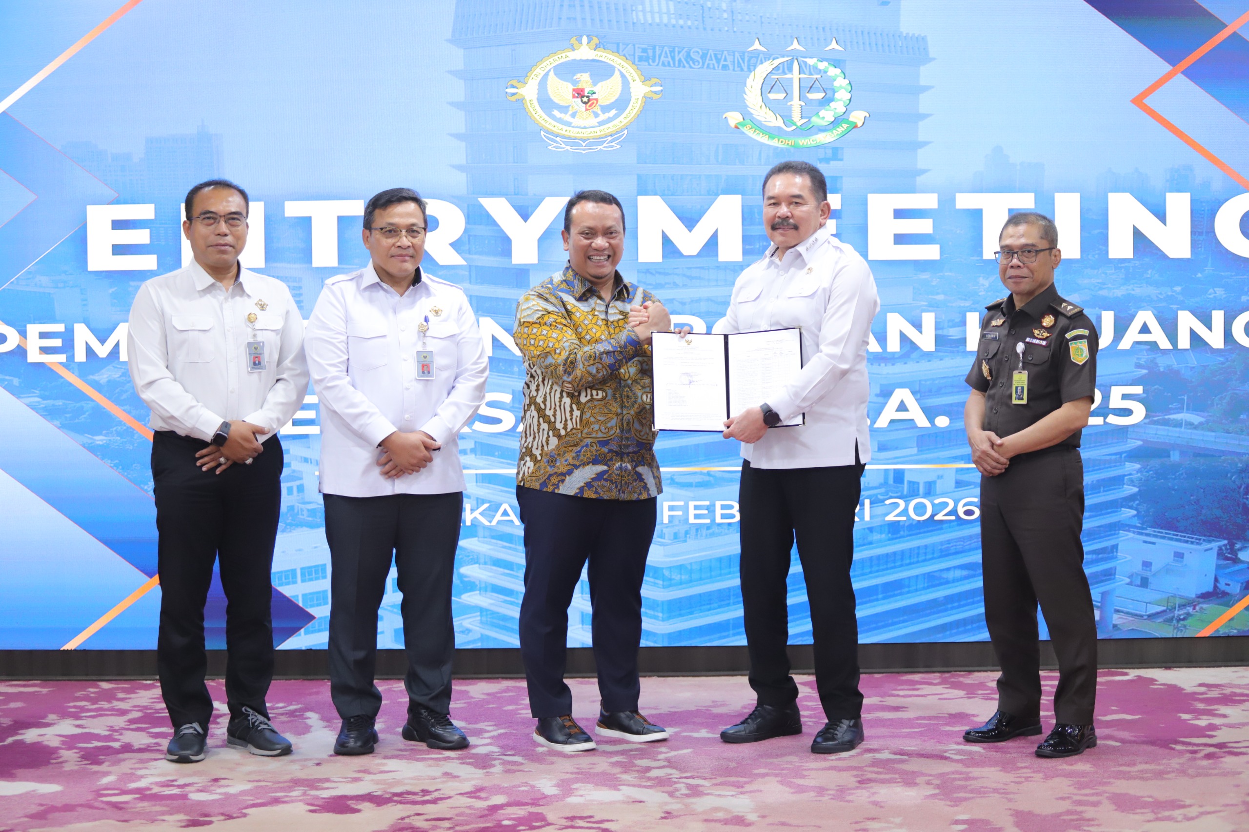 Jaksa Agung ST. Burhanuddin memandang pentingnya peran dari Badan Pemeriksa Keuangan (BPK). (Foto/istimewa)
