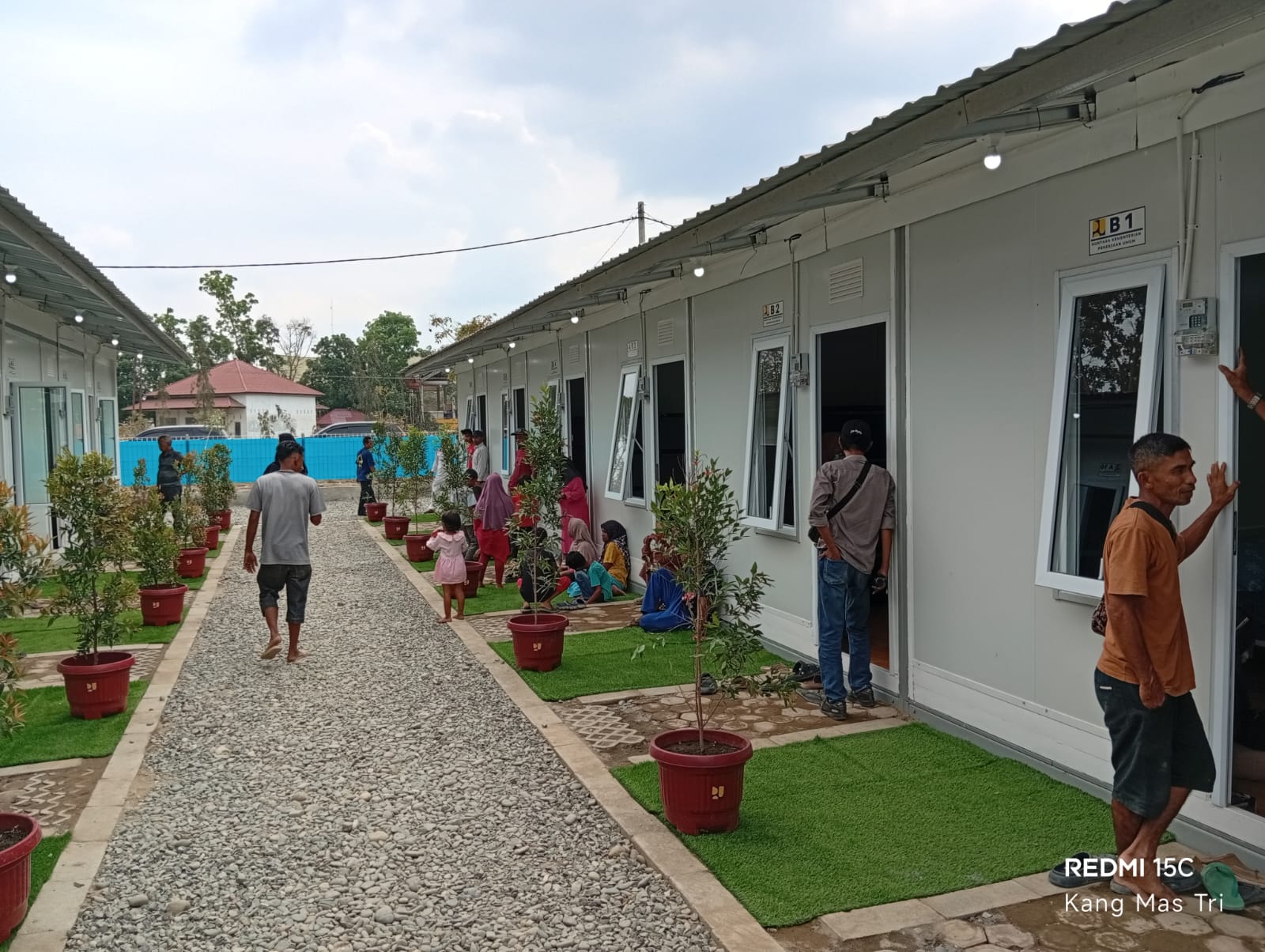 Hunian modular terus dikebut. (BeritaNasional/dok KemenPU)