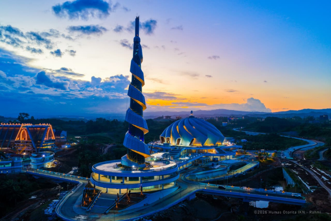 Masjid di Ibu Kota Nusantara. (Foto/OIKN)
