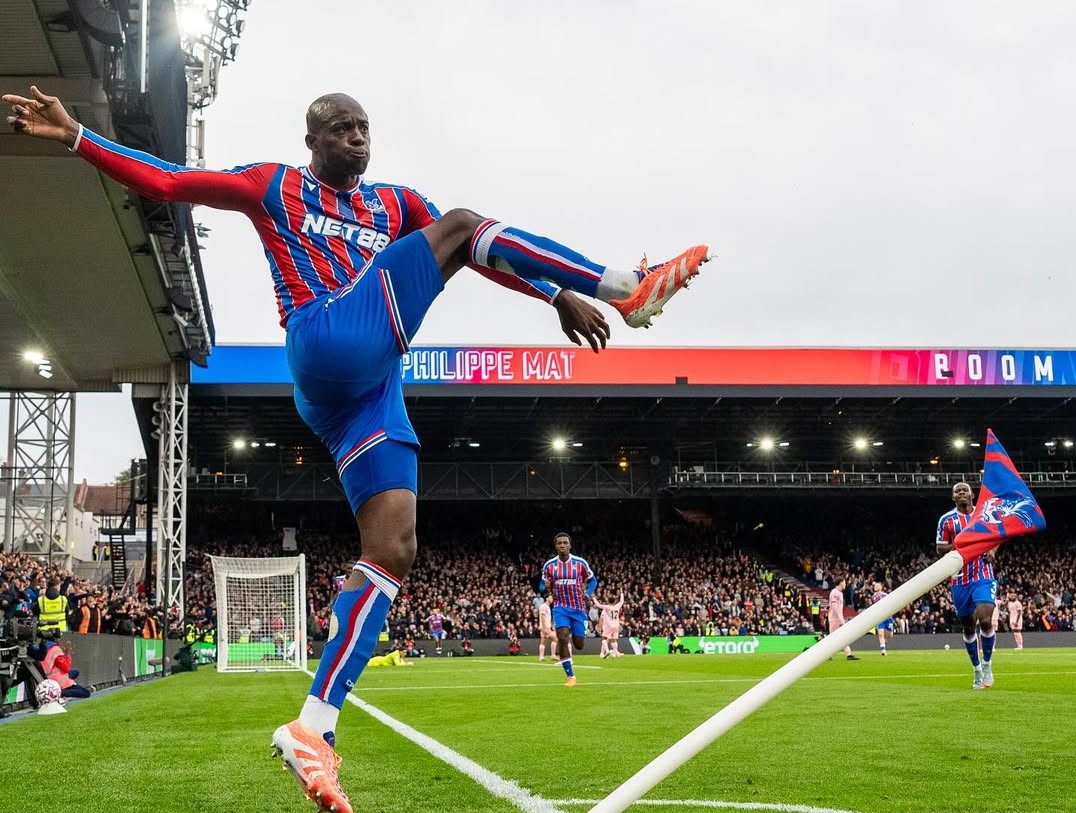 striker Crystal Palace, Jean-Philippe Mateta. Juventus bersiap tikung AC Milan untuk mendapatkan Mateta. (Foto/Instagram)