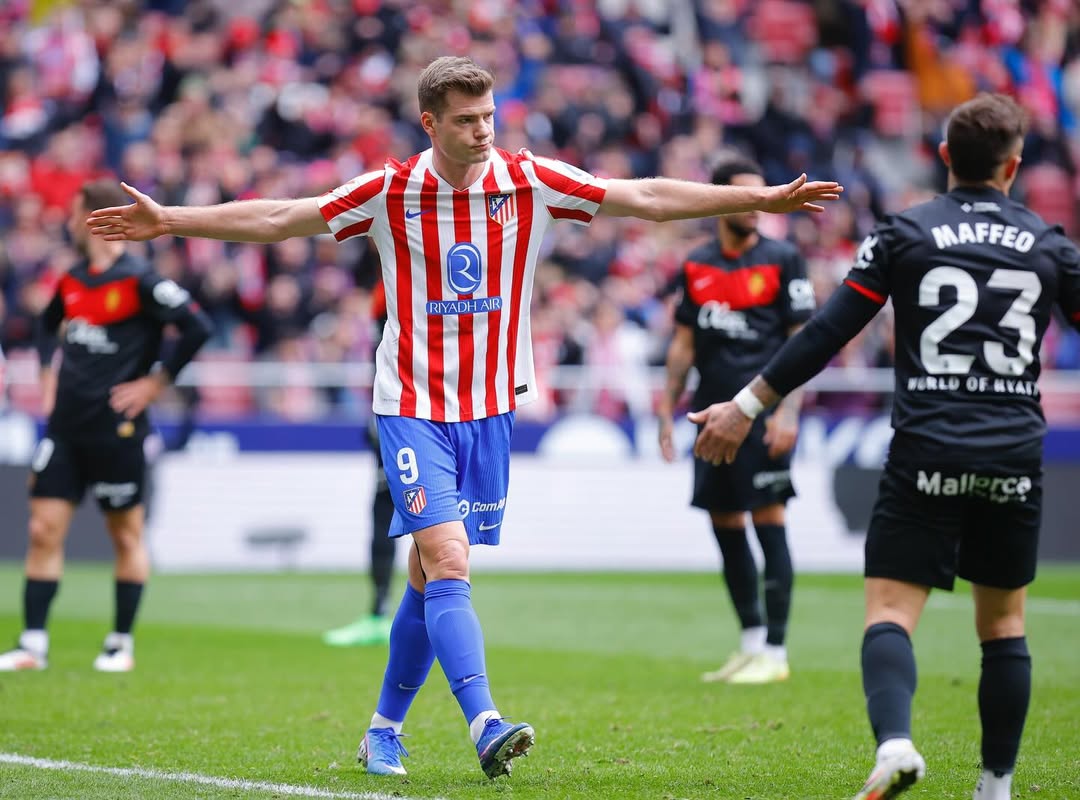 Bomber Atletico Madrid Alexander Sorloth. (Foto/Instagram)