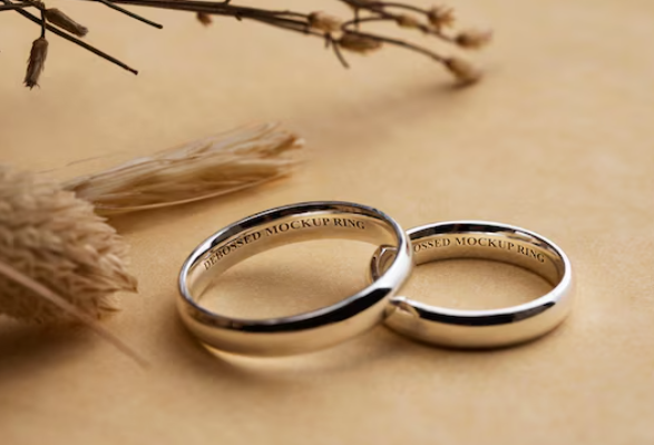 Ilustrasi cincin emas titanium (BeritaNasional/Freepik)