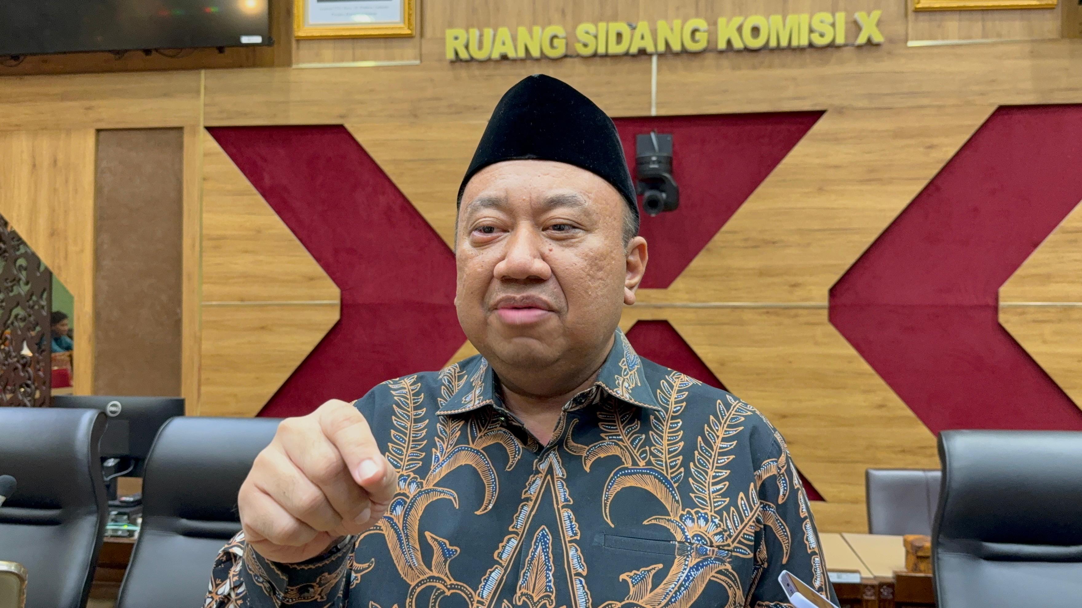 Wakil Ketua Komisi X DPR Lalu Hadrian Irfani. (BeritaNasional/Ahda)