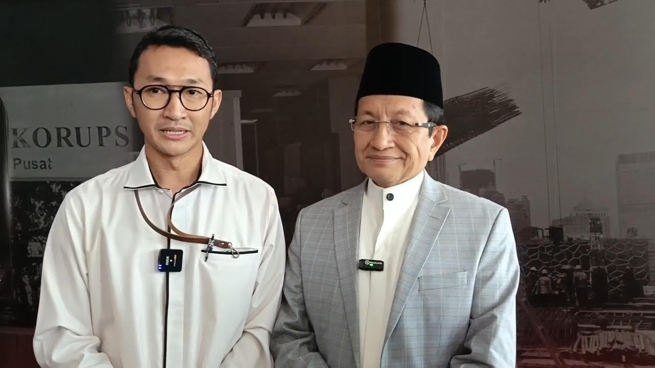 Menang Nasaruddin Umar laporkan gratifikasi ke KPK. (BeritaNasional/Panji)
