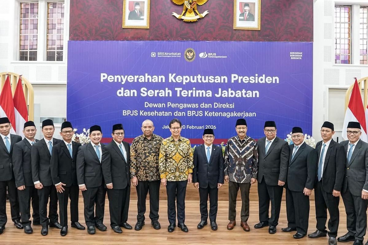 Menko PM Muhaimin Iskandar Lantik Dewan Pengawas dan Direksi Baru BPJS 2026-2031. (Foto/istimewa)