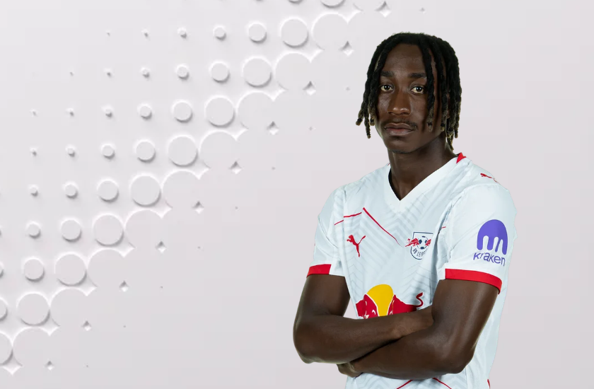 Penyerang RB Leipzig, Yan Diomande. (Foto/doc. bundesliga)
