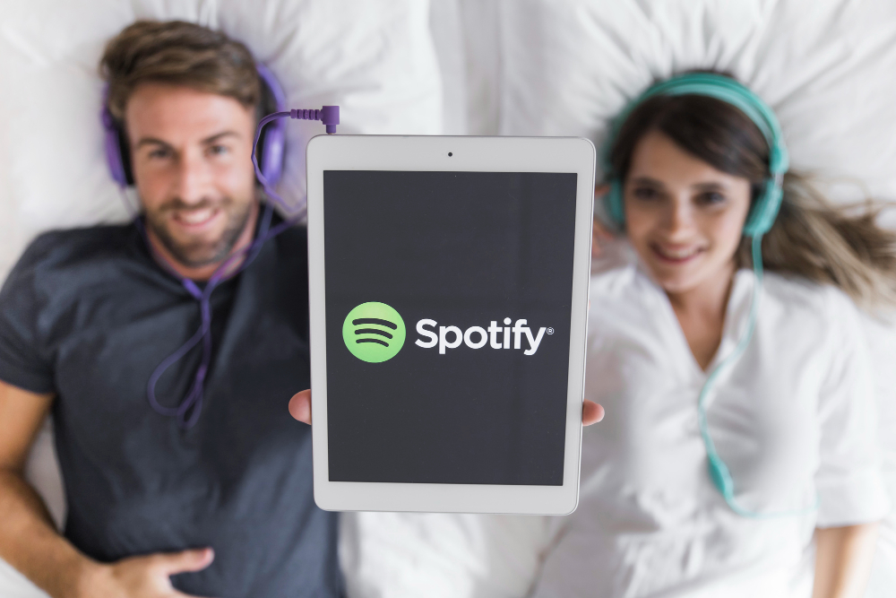 Ilustrasi pencinta musik Spotify. (Foto/Freepik)