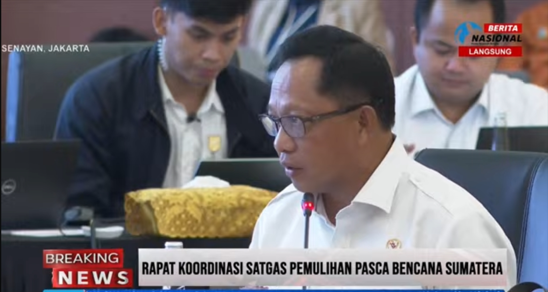 Mendagri Tito Karnavian. (Foto/BeritaNasional TV)
