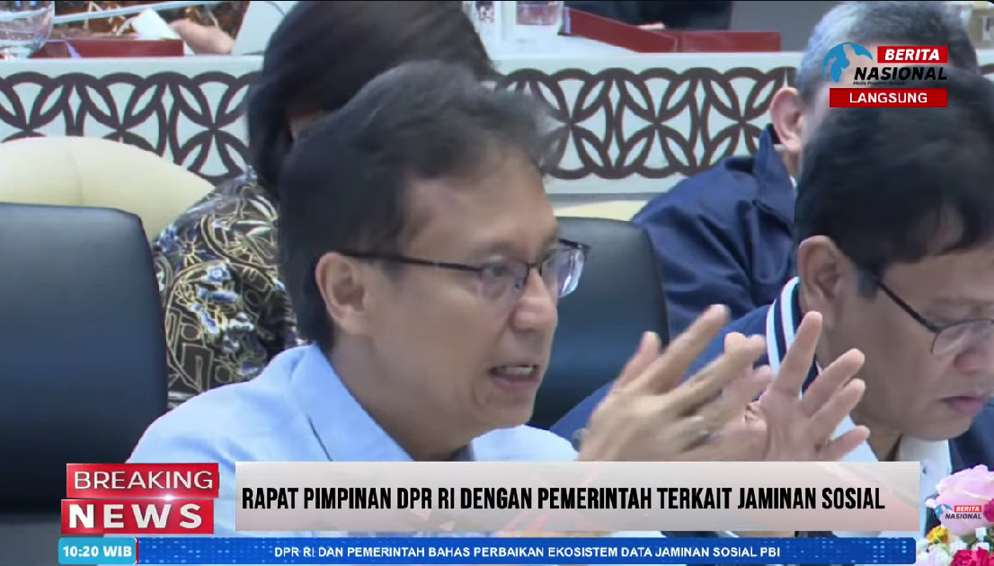 Menteri Kesehatan Budi Gunadi Sadikin saat rapat bersama anggota DPR. (Foto/Tangkapan Layar)