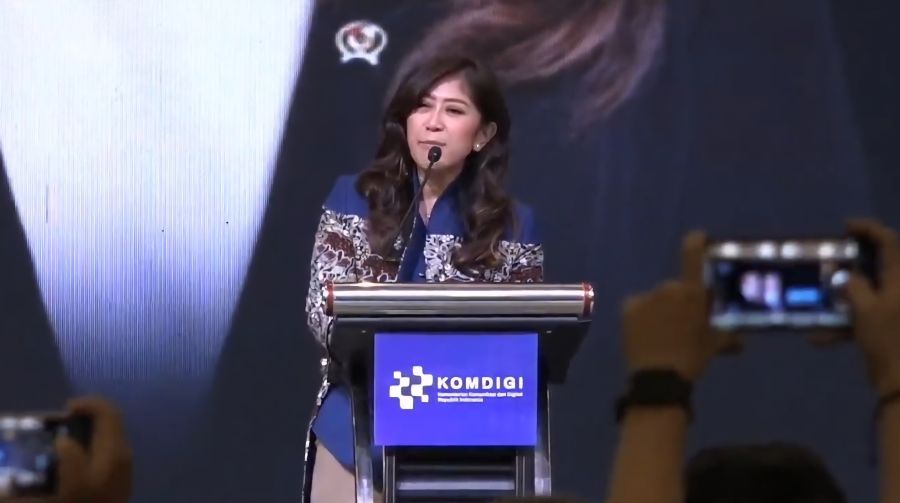Menteri Komunikasi dan Digital RI, Meutya Hafid. (BeritaNasional/Panji Septo)