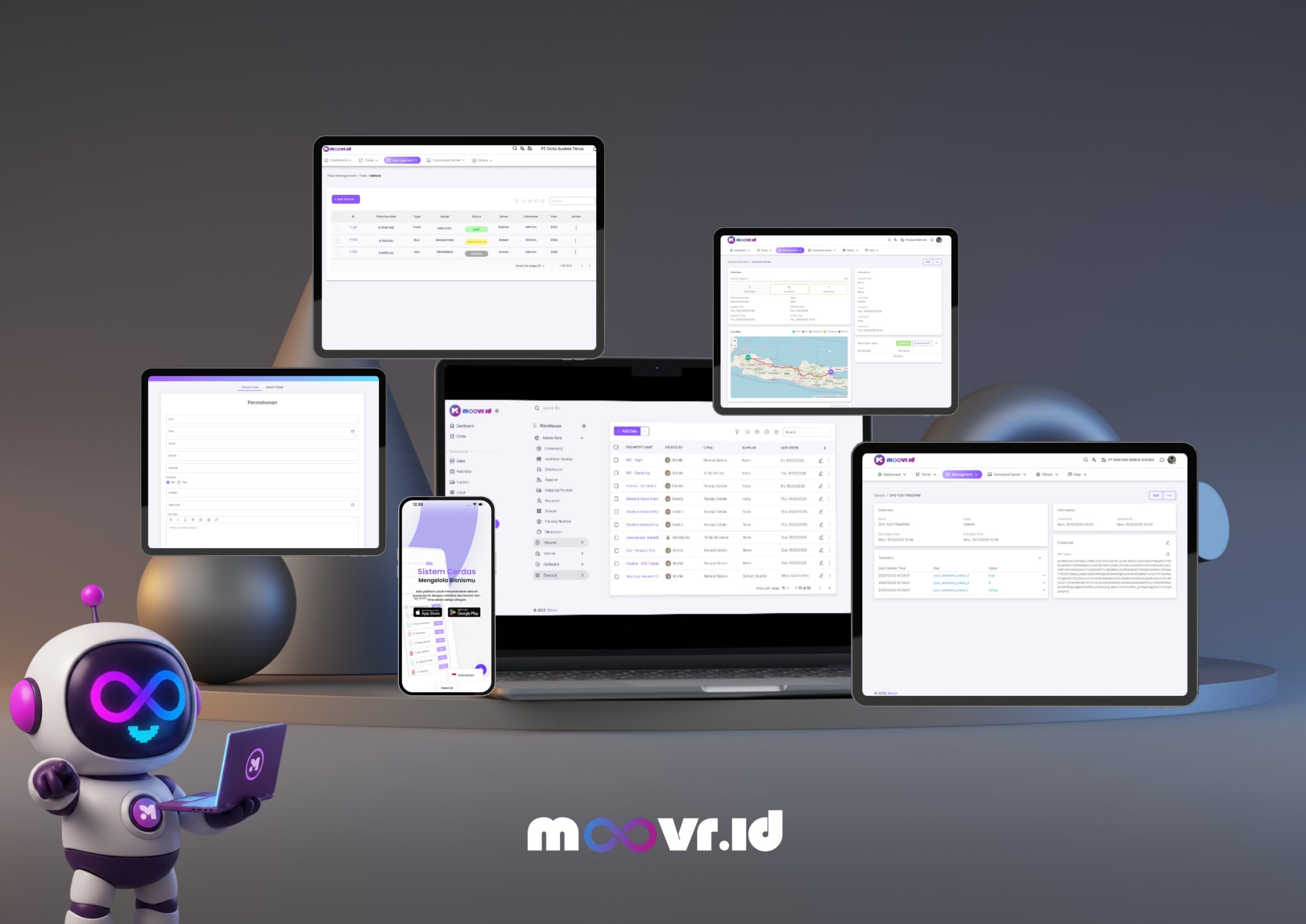 Tingkatkan Visibilitas dan Kontrol, Moovr.id Kembangkan Ekosistem Logistik Digital. (Foto/istimewa)