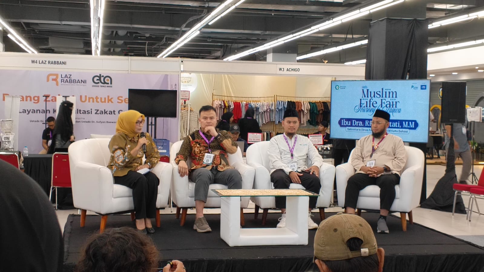 Pembukaan pergelaran Muslim Life Fair 2026 di Kota Bekasi. (BeritaNasional/Hamdi)