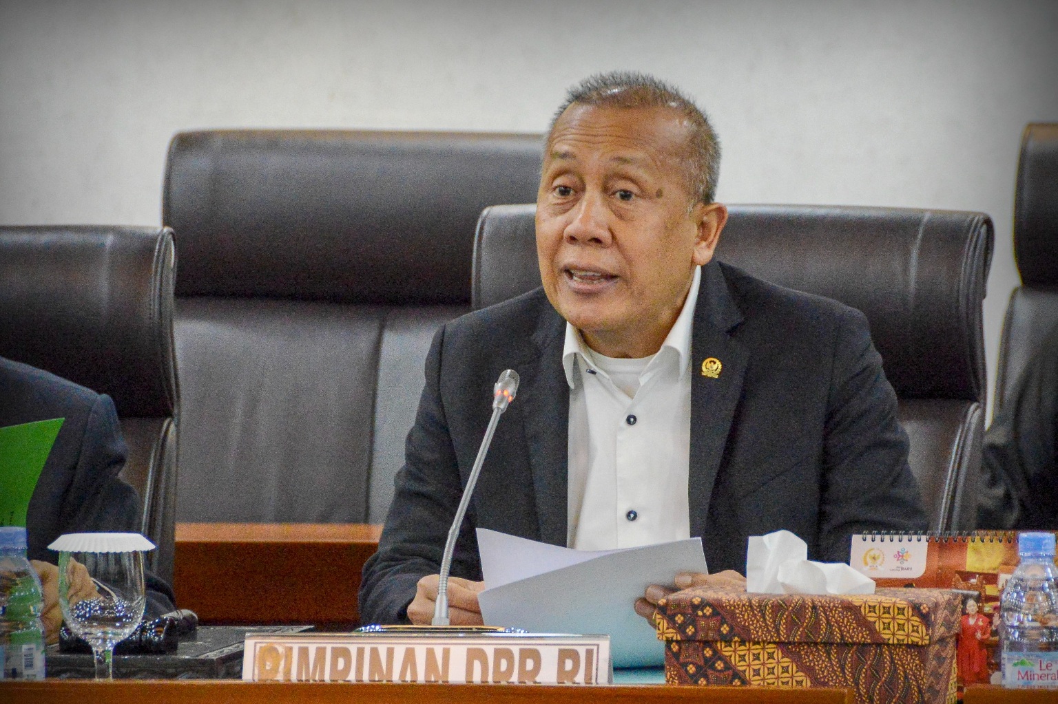 Wakil Ketua DPR RI sekaligus Wakil Ketua Umum Partai NasDem Saan Mustopa. (BeritaNasional/DPR)