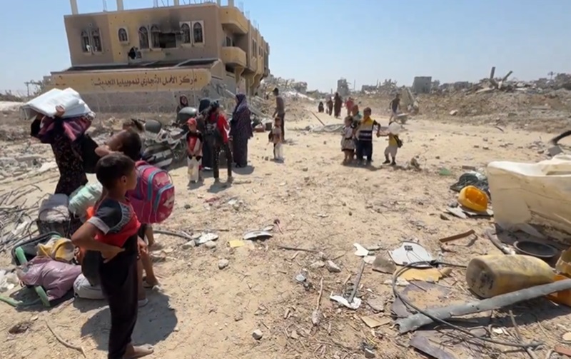 Reruntuhan Gaza butuh waktu lama untuk dibersihkan (Foto/UNRWA)