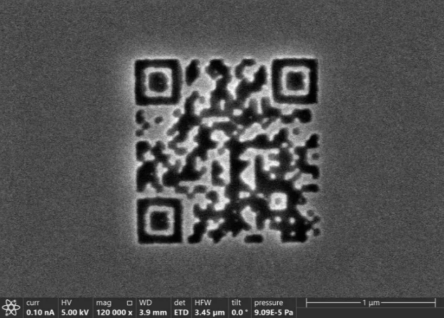 QR code terkecil di dunia. (Foto/tuwien.at)