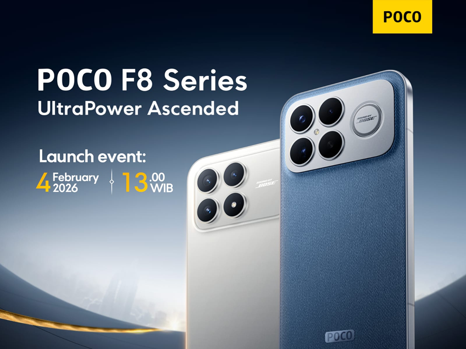 POCO F8 Series Meluncur 4 Februari, Fokus Performa Ekstrem. (Foto/POCO)