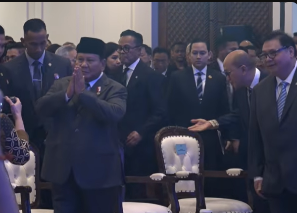 Presiden Prabowo menghadiri Indonesia Economic Outlook 2026 di Wisma Danantara, Jakarta. (BeritaNasional/YT BPMI Setpres)