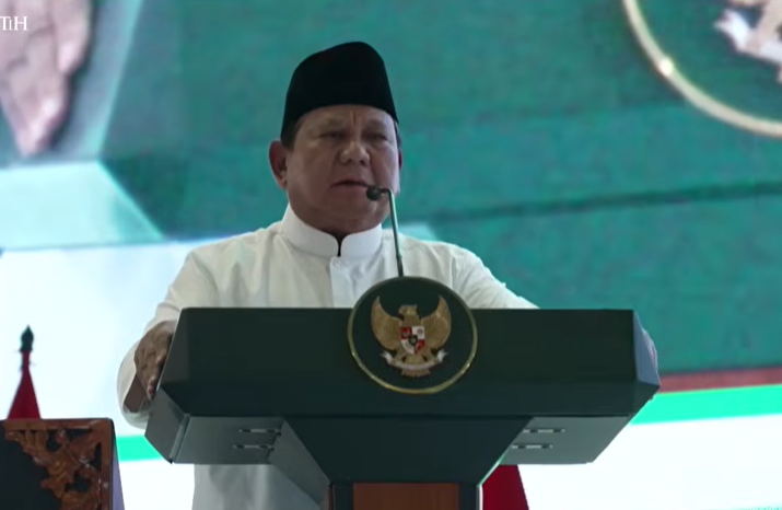 Presiden Prabowo Subianto. (BeritaNasional/YouTube BPMI Setpres)