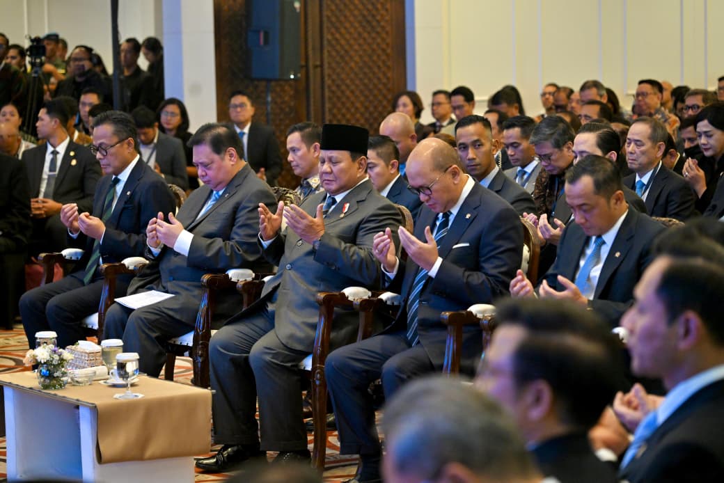 Presiden Prabowo Subianto saat menghadiri acara Indonesia Economic Outlook 2026. (Foto/BPMI)