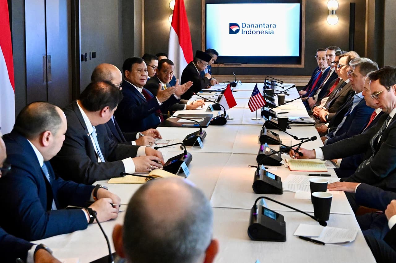 Presiden Prabowo Bertemu 12 CEO Global di Washington DC. (Foto/BPMI Setpres).