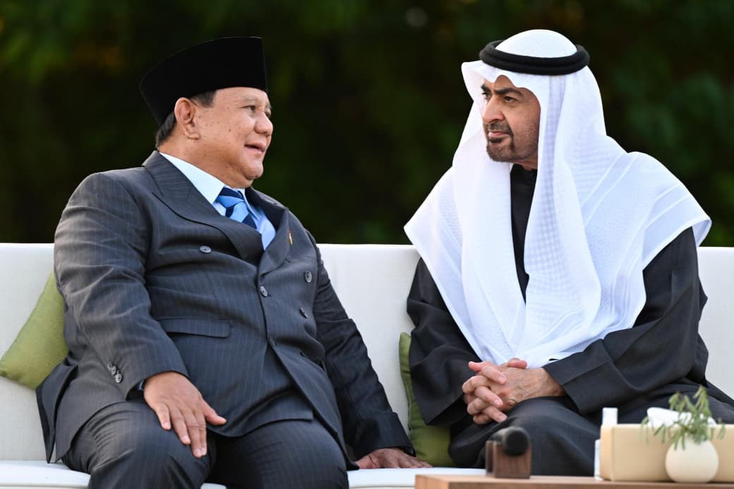 Presiden Prabowo dan Presiden MBZ Perkuat Kemitraan Strategis dalam Suasana Hangat Ramadan di Qasr Al Bahr. (Foto/BPMI Setpres)