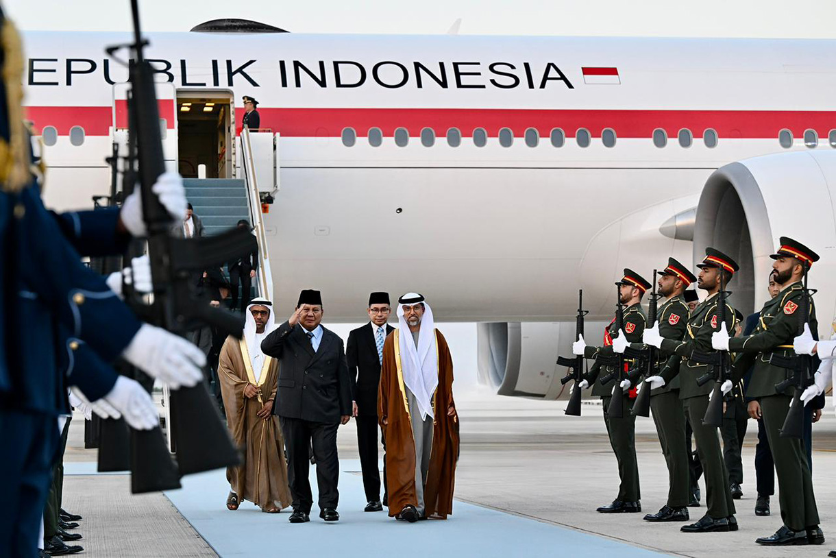 Presiden Republik Indonesia Prabowo Subianto melanjutkan rangkaian kunjungan kerjanya ke Persatuan Emirat Arab (PEA) pada Rabu,(26/2/2026). (Biropers)